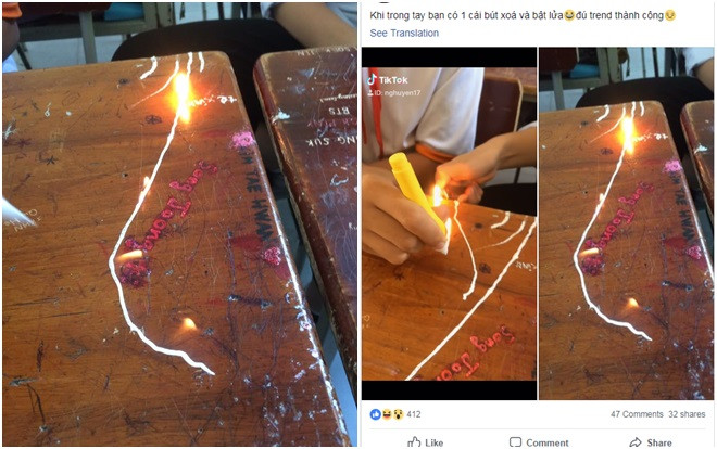 Giờ ra chơi rảnh rỗi quá thì làm gì - Thử ngay 'trend' mới vẽ trái tim rực lửa cực đẹp của học sinh 'trường người ta' Ảnh 2