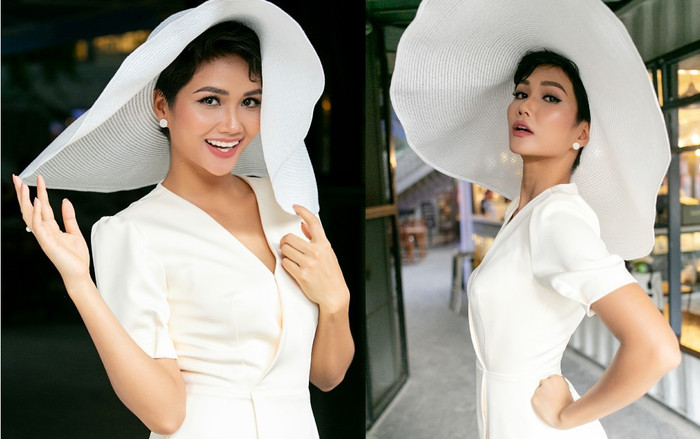 Cả thế giới ra mà xem, đến lượt H'Hen Niê gia nhập team đội nón che khuất nhân gian rồi! Ảnh 2