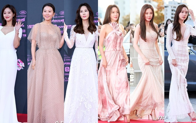 Seohyun, Kim Ah Joong khoe sắc cùng Kim Nam Joo và Kim Hee Ae trên thảm đỏ 'The Seoul Awards 2018' Ảnh 2