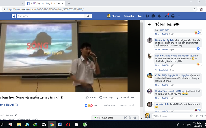 Trả bài cũ theo lối diễn rap, nam sinh cấp 3 gây bão cộng đồng mạng Ảnh 2