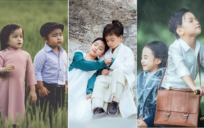 Những cặp mẫu nhí nghìn like trong bộ ảnh cosplay các ca khúc đình đám của sao Việt 'đốn tim' dân mạng Ảnh 2