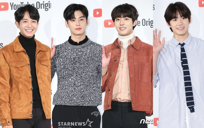 'Hội F4' Cha Eun Woo, Ahn Hyo Seop cùng Jung Yoo Ahn và Bang Jae Min 'đẹp hơn hoa' tại họp báo 'Top Management' Ảnh 2