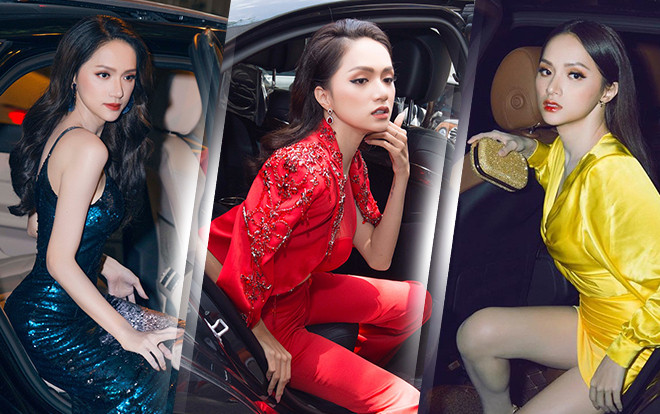Ra cửa ô tô thôi cũng quyến rũ thế này, hoa hậu Hương Giang đúng là 'nữ hoàng rời xe' Ảnh 2
