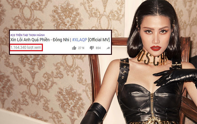 Ai có ngờ 'cú ngã đau thấu trời' lại khiến Đông Nhi cán mốc 1 triệu view nhanh đến thế! Ảnh 2