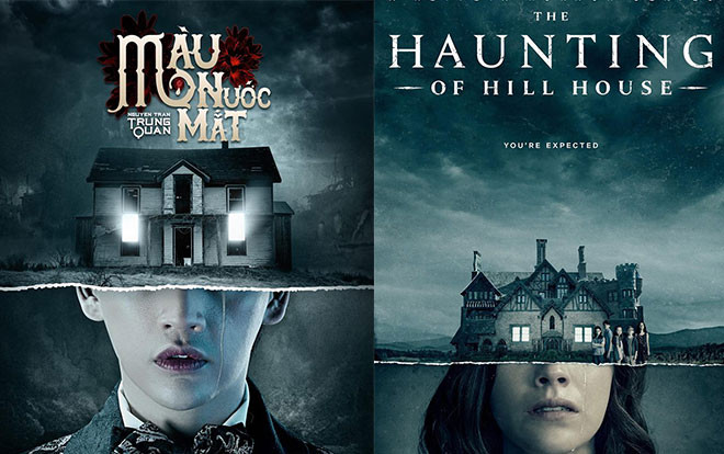 Chưa đến Halloween, Nguyễn Trần Trung Quân đã 'dọa' fan bằng poster MV giống 90% phim 'The Haunting of Hill House' Ảnh 2