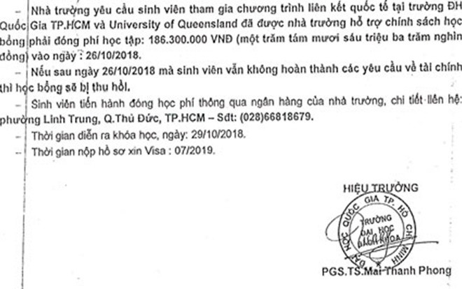 Giả danh ĐH Bách khoa TP.HCM gửi tin nhắn yêu cầu sinh viên chuyển hàng trăm triệu đồng tiền học phí Ảnh 2