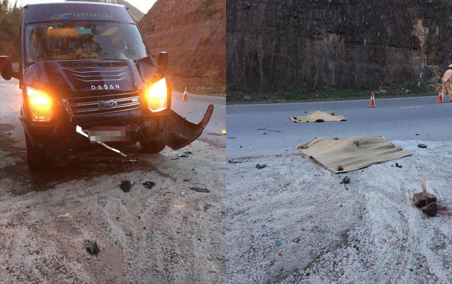 Ô tô khách Limousine đấu đầu xe máy, cha cùng con gái 25 tuổi tử vong thương tâm Ảnh 2