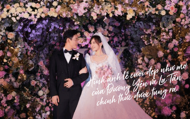 Hình ảnh lễ cưới đẹp như mơ của Đường Yên và La Tấn chính thức được tung ra Ảnh 2