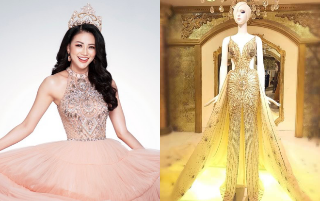 Fan Việt tranh cãi 'dữ dội' về đầm dạ hội của Phương Khánh diện trong đêm Chung kết Miss Earth 2018 sắp tới Ảnh 2