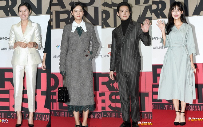 Bỏ rơi Jung Il Woo, 'ngọc nữ' Go Ara cùng nam phụ Kwon Yul rạng rỡ tại 'LHP quốc tế Asiana 2018' Ảnh 2