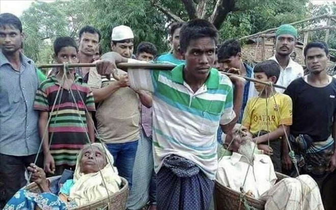 Thực hư bức ảnh người đàn ông gánh cha mẹ chạy trốn hơn 160km nhận 22 nghìn like Ảnh 2