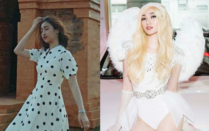 Đỗ Mỹ Linh khoe sắc cùng váy tha thướt, Khánh My 'chơi trội' với áo tắm và cánh tiên Ảnh 2