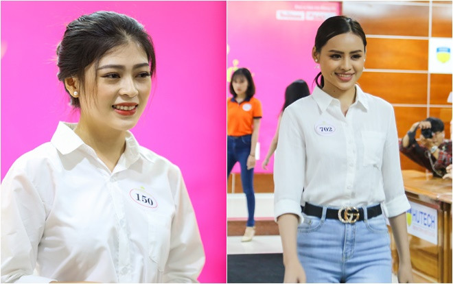 'Lác mắt' ngắm nhìn dàn mỹ nữ 'đổ bộ' ở vòng thi sơ loại cực gay cấn - Miss Hutech 2019 Ảnh 2