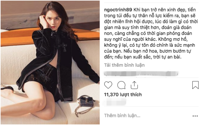 Không chỉ là 'nữ hoàng nội y', Ngọc Trinh xứng đáng được trao thêm danh hiệu 'nữ hoàng châm ngôn sống' Ảnh 2