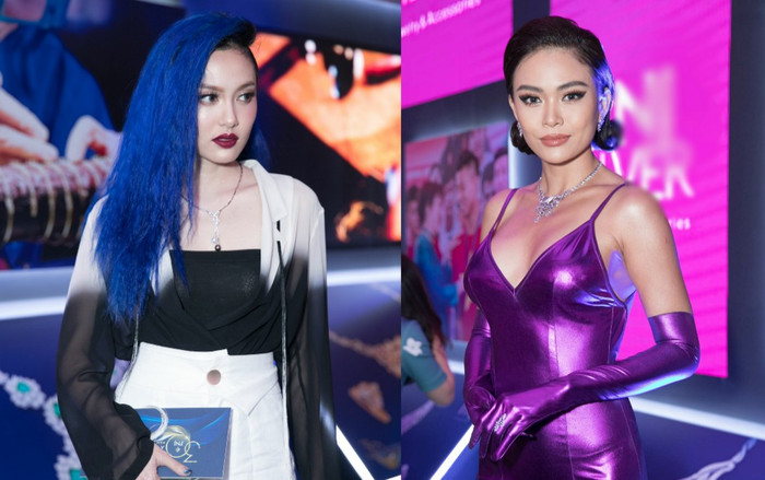 Fung La bị quần áo 'nuốt chửng', Mâu Thủy khoe triệt để đường cong chữ S tại sự kiện Ảnh 2