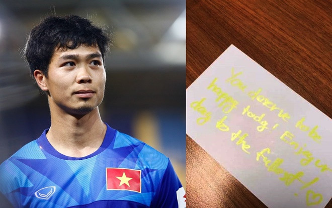 Fan phát hiện Công Phượng viết 'bức thư tình' bằng tiếng Anh gửi bạn gái? Ảnh 2