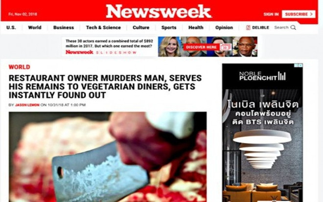 Cảnh sát Thái Lan họp báo lên tiếng vụ thịt người trong món ăn chay Ảnh 2