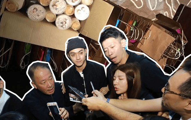 Sau khi tuyên truyền Diên Hi Công Lược từ Đài Loan trở về, Hứa Khải khệ nệ với một thùng lớn quà tặng Ảnh 2