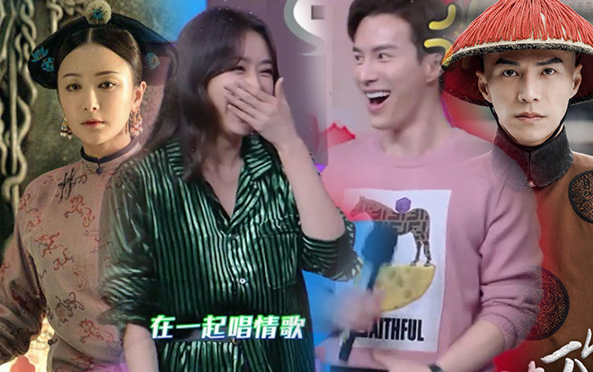 'Phú Sát Hoàng Hậu' Tần Lam và 'Hải Lan Sát' Vương Quang Dật cực tình tứ trên sân khấu 'Happy Camp' Ảnh 2