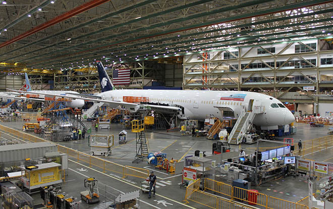Bên trong nhà máy lắp ráp máy bay lớn nhất thế giới của Boeing Ảnh 2
