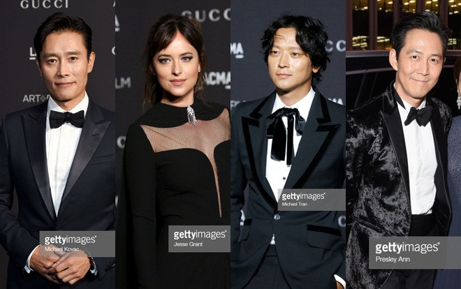 LACMA Art + Film Gala 2018: Kang Dong Won, Lee Byung Hun tỏa sáng cùng Leonardo DiCaprio và sao '50 sắc thái' Ảnh 2