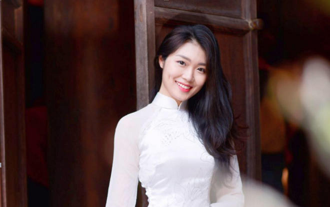 Bất ngờ trước nhan sắc của nữ sinh Hà Nội tại Hoa khôi Sinh viên Việt Nam 2018 Ảnh 2