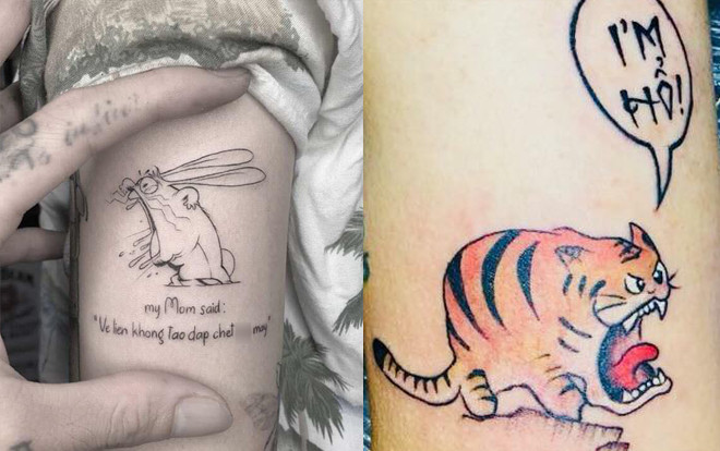 Cười ngặt nghẽo với những hình xăm 'bá đạo trên từng hạt gạo' Ảnh 2