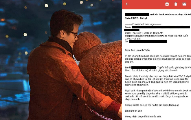Cháy vé concert, Hà Anh Tuấn bị 'fan cuồng' gửi mail xin vé Ảnh 2