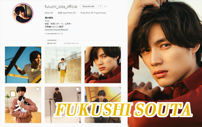 Nam diễn viên Fukushi Souta mở tài khoản Instagram Ảnh 2