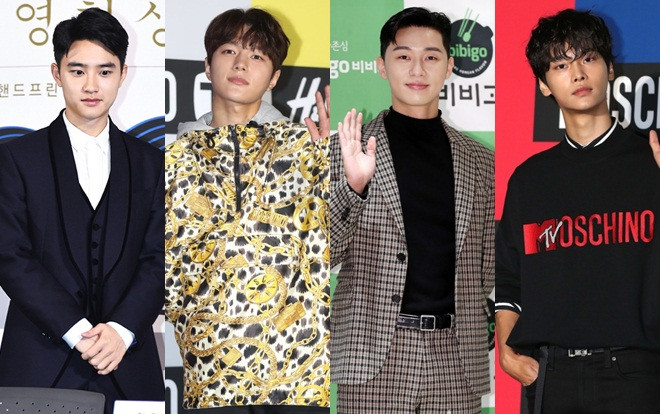 Nam nhân gây 'sốt' sự kiện chiều này: Park Seo Joon, L (Infinite) tỏa sáng cùng N (VIXX) và D.O. (EXO) Ảnh 2