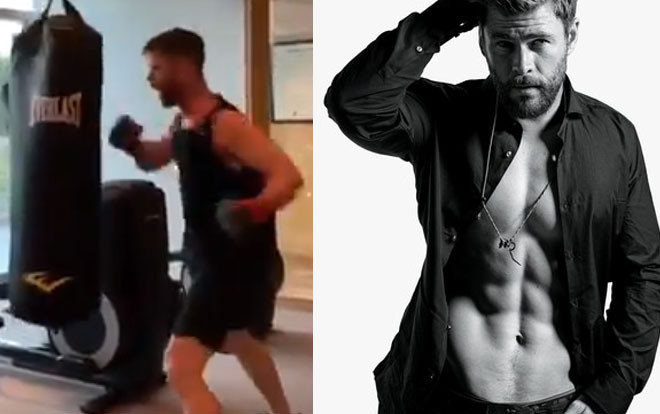 Thần Sấm Thor tập đấm bao cát cho sự trở lại rầm rầm của mình Ảnh 2