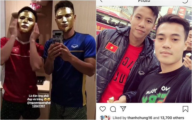 Trước ngày đá AFF Cup, Quang Hải tranh thủ đắp mặt nạ, Văn Toàn 'dỗi' Quế Ngọc Hải khiến fan cười ngất Ảnh 2