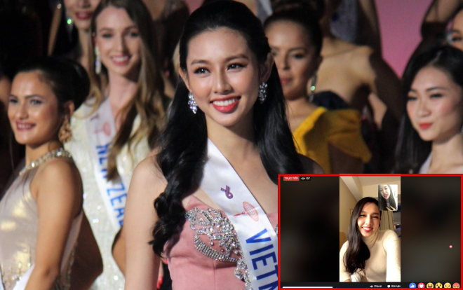 Livestream với Thuỳ Tiên trước Chung kết Miss International 2018, Á hậu Quốc tế Thuý Vân: 'Năm nay chị mà được làm BGK thì…' Ảnh 2