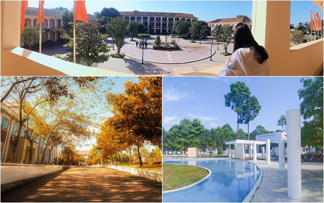 Hot trên MXH: Cứ tưởng không đẹp nhưng hóa ra trường cấp 3 nào cũng có cả 1.001 'góc sống ảo' Ảnh 2