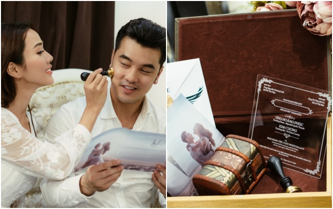 Hé lộ chiếc thiệp cưới có 1-0-2 'chất chơi' của vợ chồng nam ca sĩ Ưng Hoàng Phúc và Kim Cương Ảnh 2