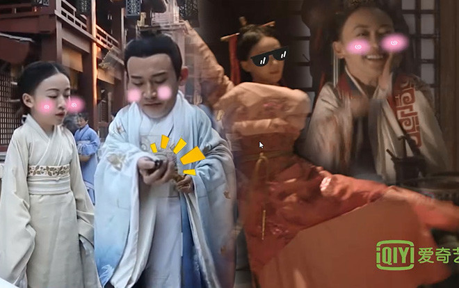 Ngô Cẩn Ngôn trở thành cảm hứng 'dìm hàng' của đoàn phim 'Hạo Lan truyện': Múa may quay cuồng, ngã lăn cù mèo Ảnh 2