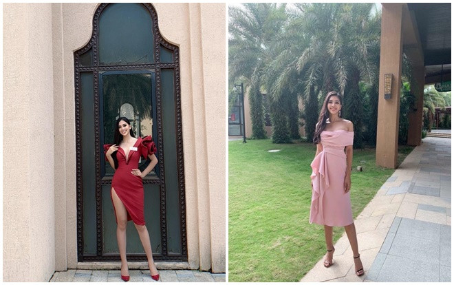 Tiểu Vy khiến các đối thủ khác phải dè chừng khi ‘khoe khéo’ dáng chuẩn như thế này Ảnh 2