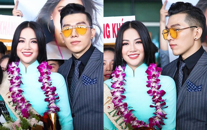 Đón Phương Khánh về nước, nam vương Ngọc Tình bị gọi nhầm là vệ sĩ vì 'quá đẹp trai' Ảnh 2