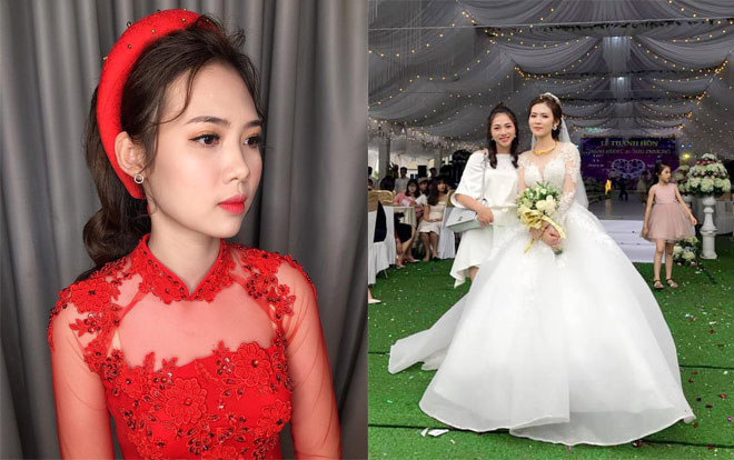 Tiết lộ những hình ảnh siêu lung linh của cô dâu xinh đẹp trong đám cưới khủng chi gần 1 tỷ đồng dựng rạp ở Vĩnh Phúc Ảnh 2