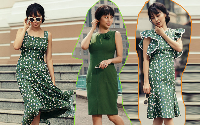 Những chiếc váy làm thỏa cơn khát thời trang màu xanh lá cho mọi cô gái Ảnh 2