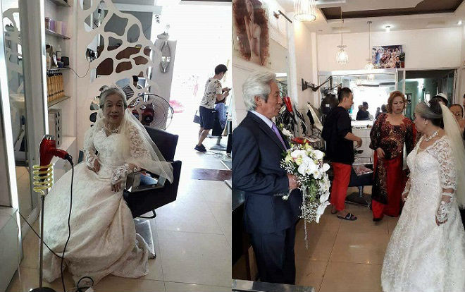 Bức ảnh đám cưới kim cương đong đầy yêu thương của 'ông bà anh' khiến cư dân mạng trầm trồ ngưỡng mộ Ảnh 2