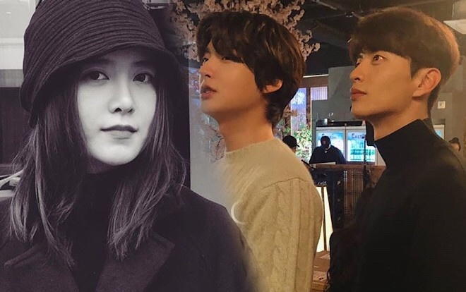 Goo Hye Sun qua Pháp tổ chức triển lãm, Ahn Jae Hyun ở nhà 'lén' đăng ảnh cùng Lee Min Ki Ảnh 2