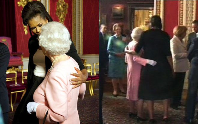 Michelle Obama tiết lộ lý do đặt tay lên vai Nữ hoàng Anh, hành động từng hứng 'gạch đá' dữ dội Ảnh 2