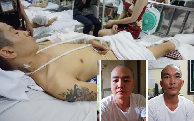 Nghi phạm bịt mặt chém nát chân nam thanh niên ở Phú Thọ khai mâu thuẫn khi bị giành 2 nhân viên hát karaoke Ảnh 2