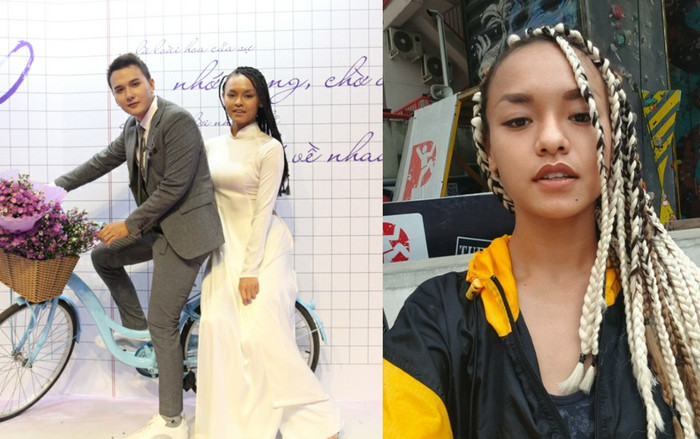 Thắt tóc dây thừng và diện áo dài, Mai Ngô tiếp tục gây hoang mang với combo 'nghịch' nhau chan chát Ảnh 2