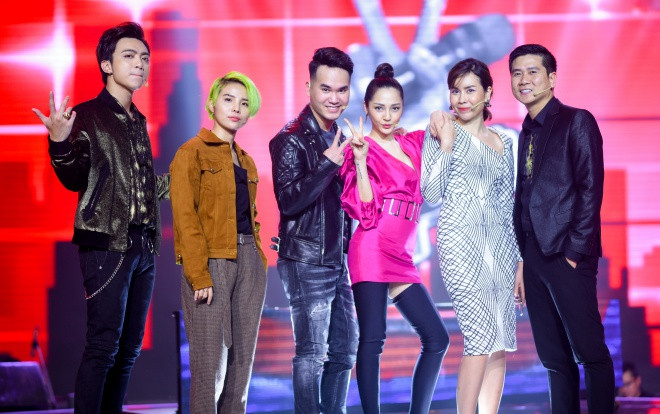 Ghi hình Liveshow 5 The Voice Kids 2018: Khi sự 'đồng thanh đồng thủ' của 'bộ sậu' HLV đạt đến mức 'thượng thừa' Ảnh 2