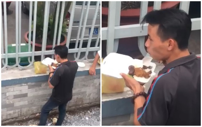 Chàng trai khỏe mạnh hàng ngày đứng trước cổng viện xin cơm miễn phí và câu chuyện khiến nhiều người rơi nước mắt Ảnh 2