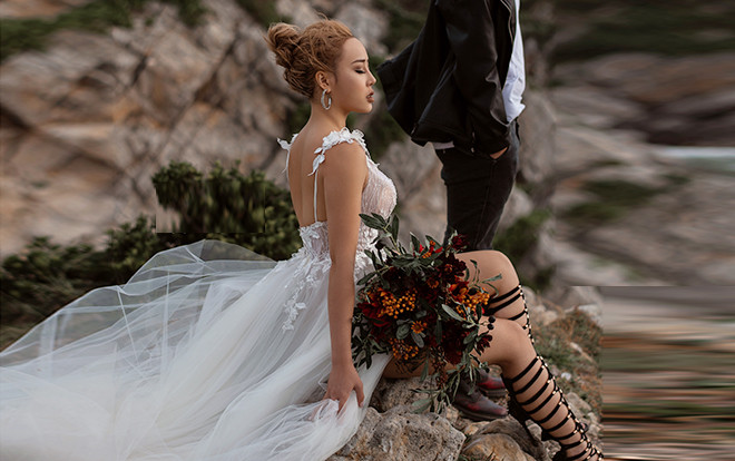 Những chiếc váy tuyệt vời cho cô dâu cá tính chất chơi nhất mùa cưới 2018 Ảnh 2