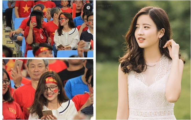 'Chiếm sóng' chỉ vài giây trong trận Việt Nam - Malaysia nhưng loạt nữ CĐV này khiến dân tình bấn loạn vì quá xinh đẹp Ảnh 2
