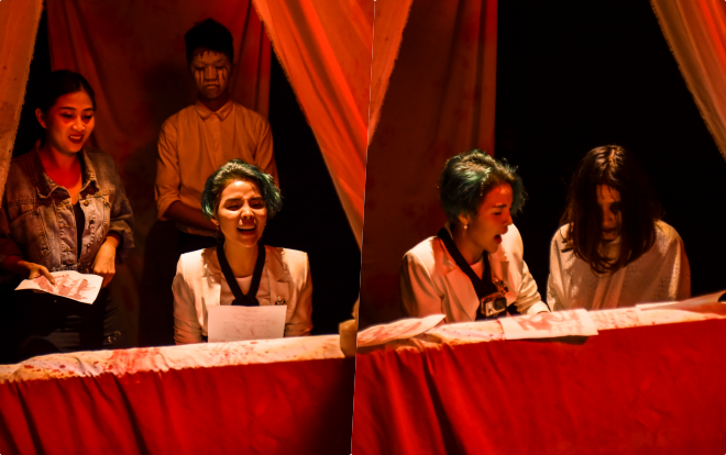 Vbiz Horror Story: Vừa 'khóc thét' xin bỏ cuộc, Vũ Cát Tường quay ngoắc dỗ dành cả 'thề thốt' cùng ma nữ Ảnh 2